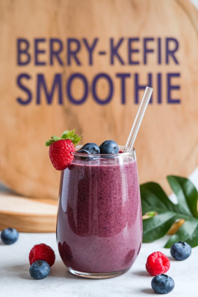 Berry-Kefir Smoothie 