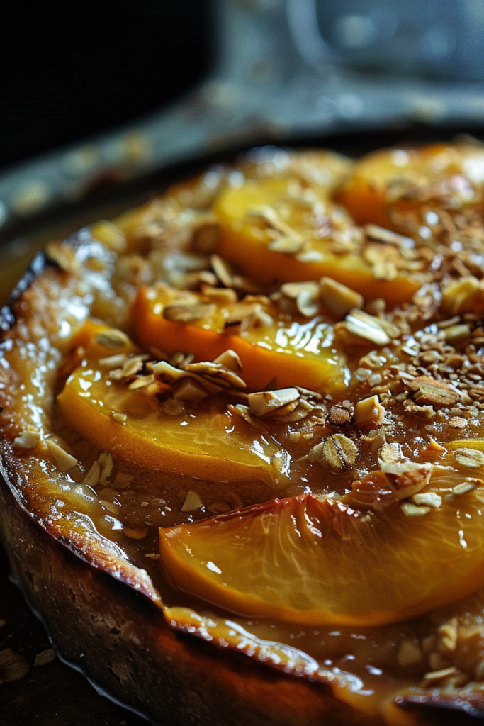 Healthy Peach Cobbler