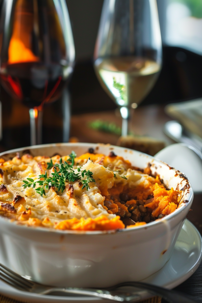 Lentil Shepherd's Pie With Sweet Potato Topping