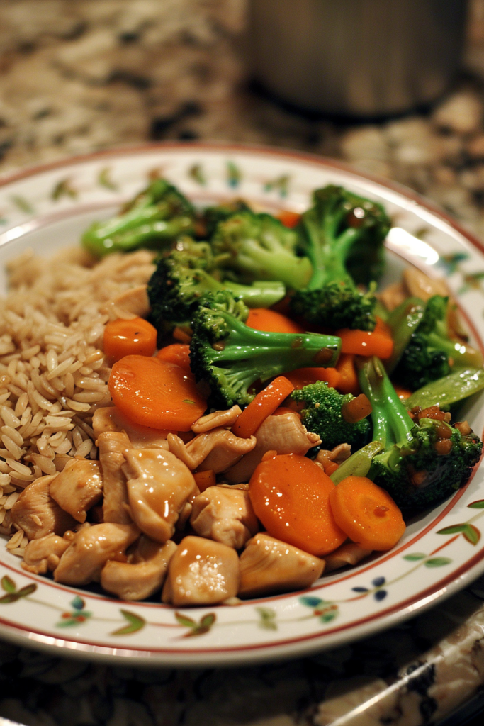 Chicken Stir-Fry With Brown Rice