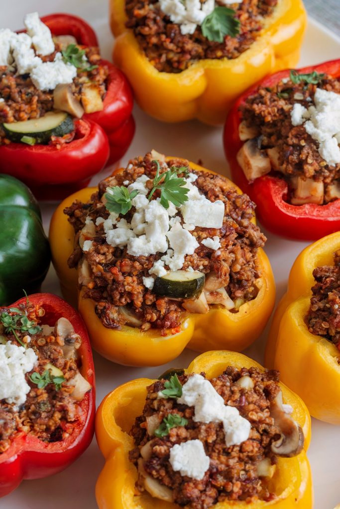 Mediterranean Stuffed Bell Peppers