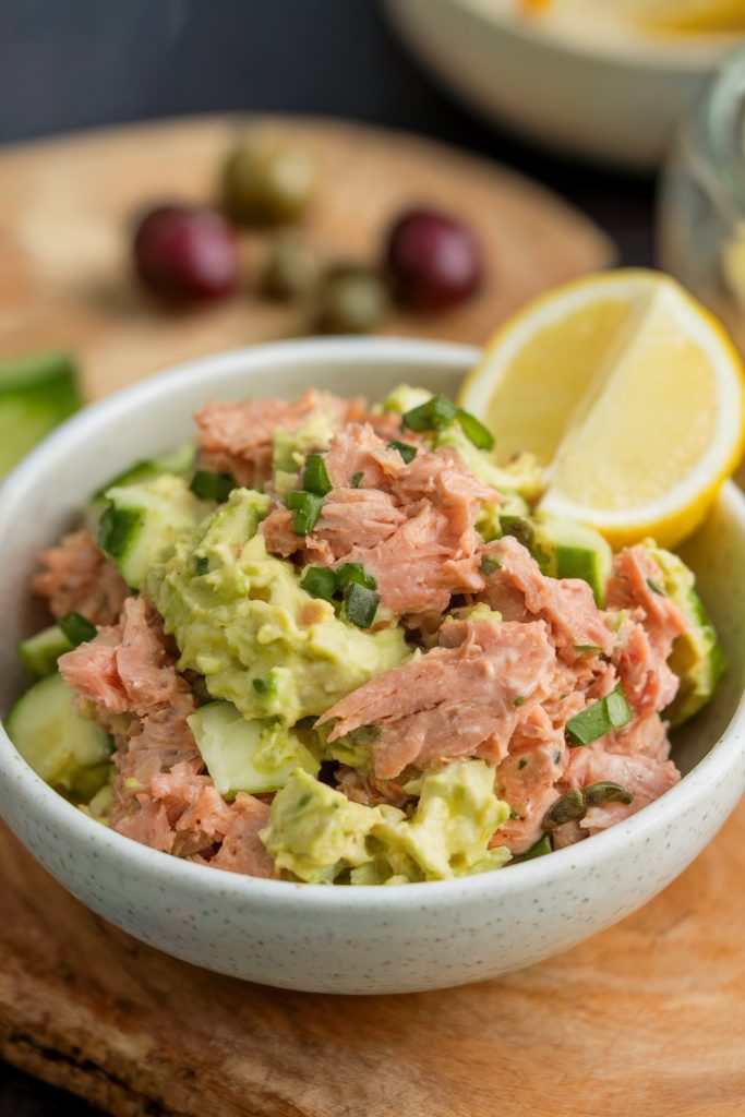 Tuna Salad with Avocado and Cucumber