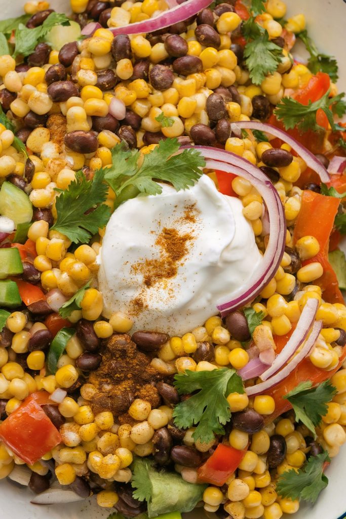 Mexican Roasted Corn Salad