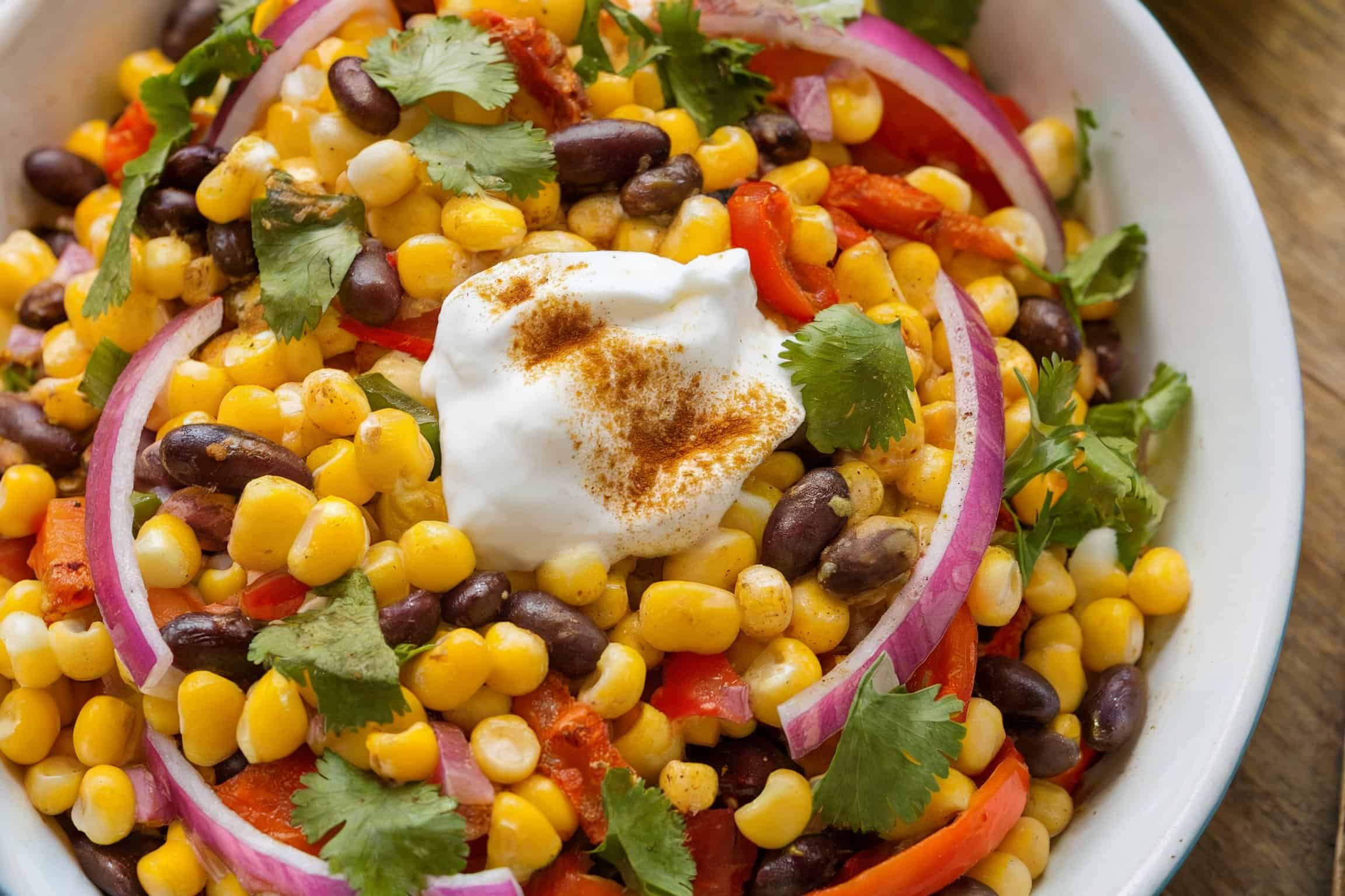 Mexican Roasted Corn Salad