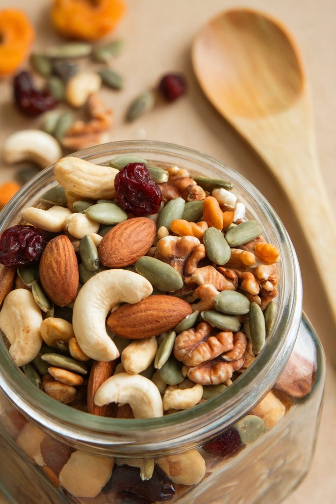 Trail Mix With Nuts, Seeds, and Dried Fruit