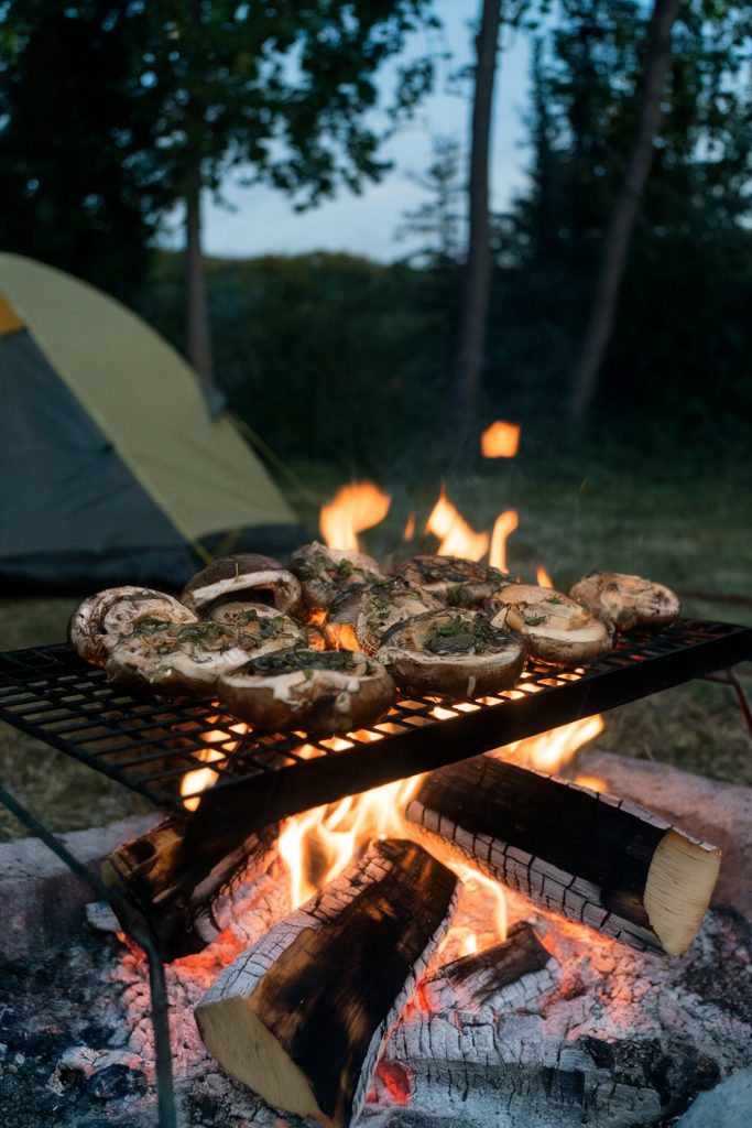 Campfire-Grilled Portobello Mushrooms
