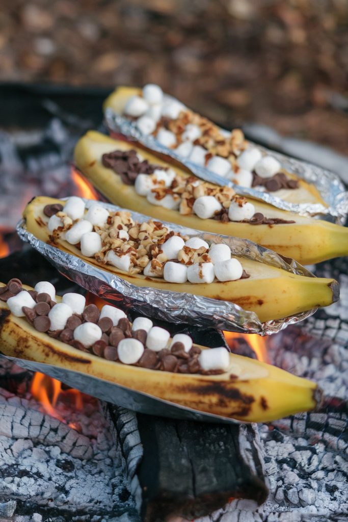 Campfire Banana Boats
