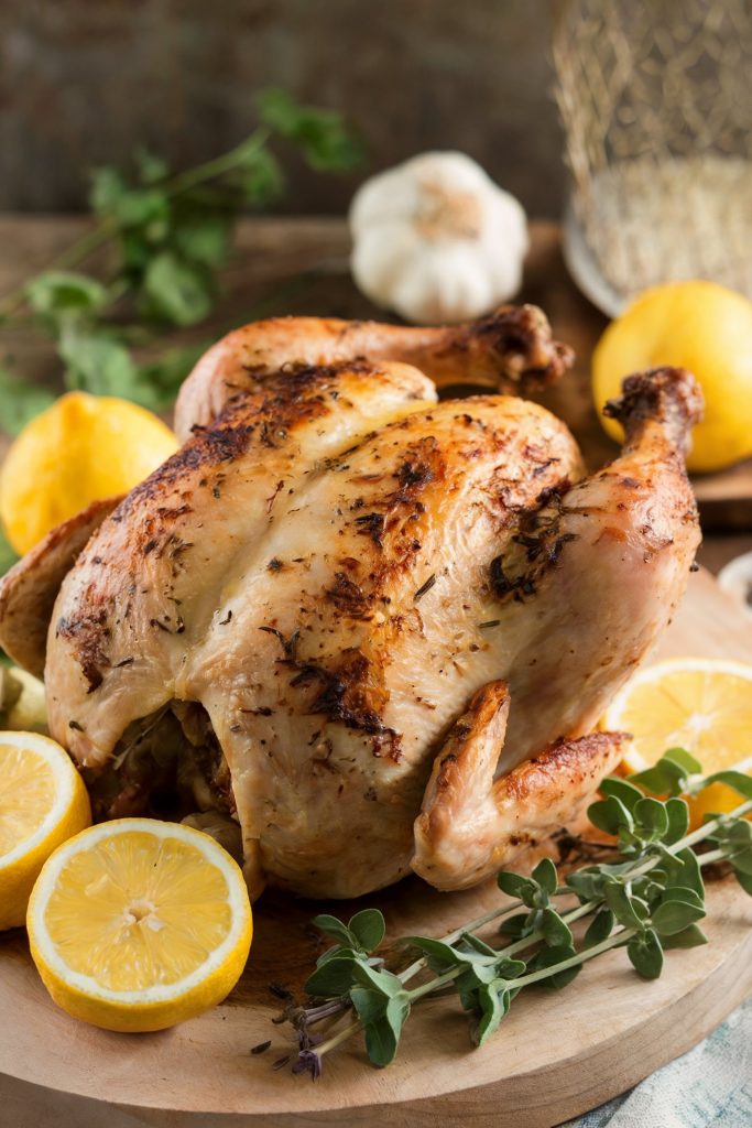 Greek Lemon Herb Roasted Chicken