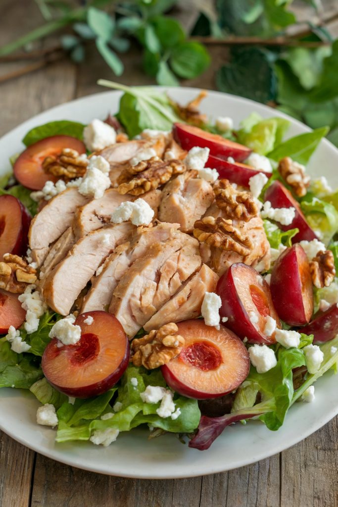 Chicken and Red Plum Salad