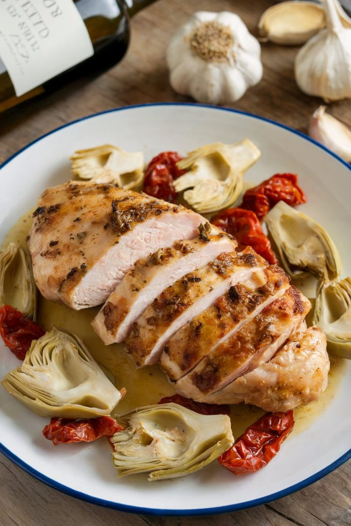 Chicken With Pistachios and Mint