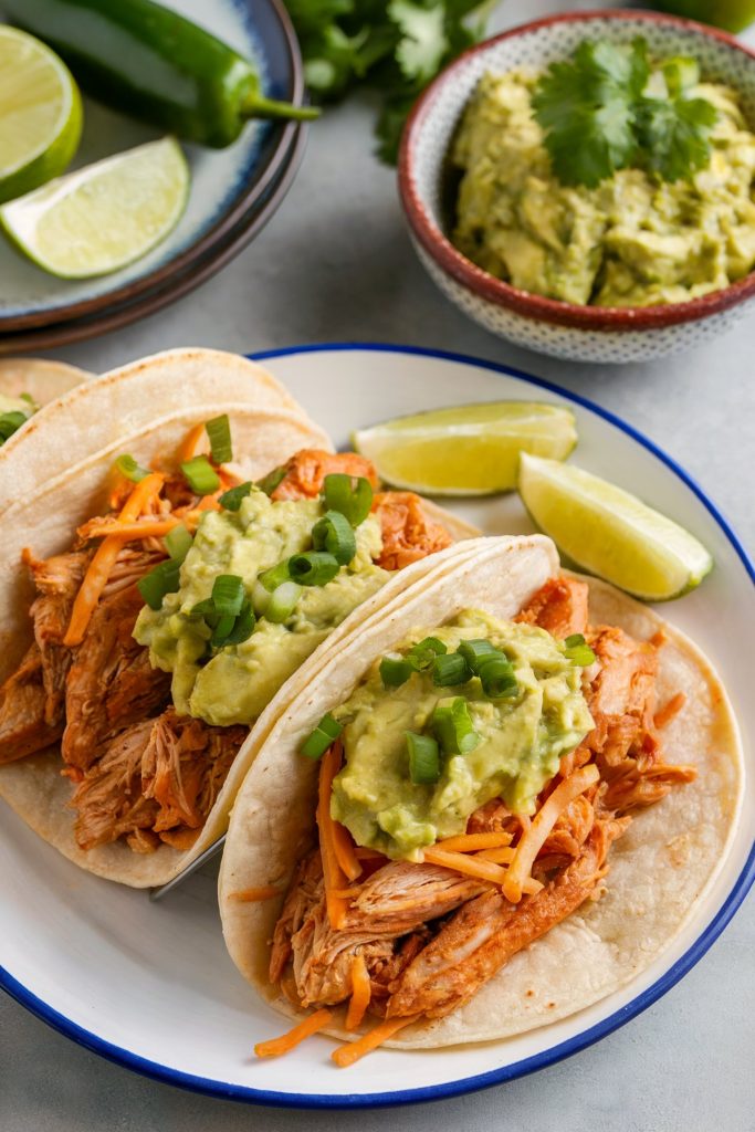  Chicken Tacos With Avocado Salsa