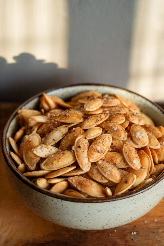 Air Fryer Roasted Pumpkin Seeds