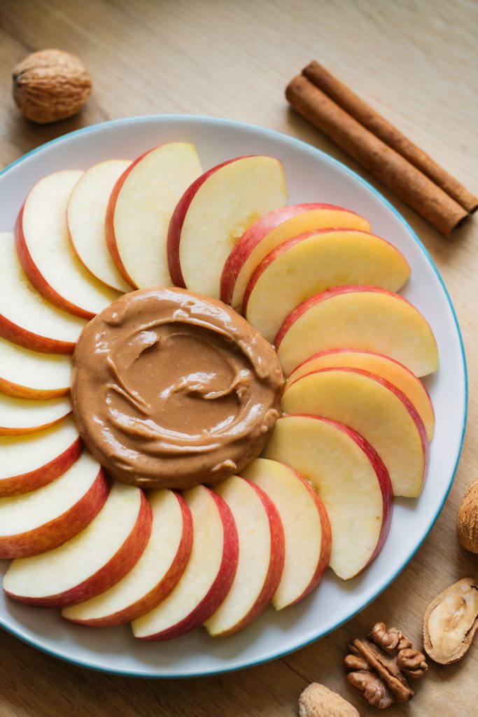 Apple Slices With Almond Butter