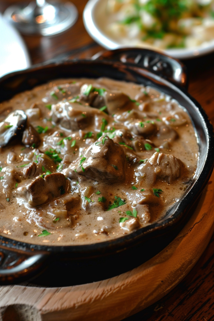 Beef Stroganoff