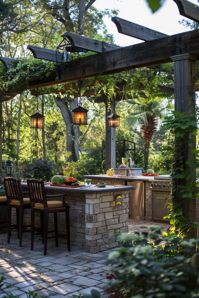 Pergola Cooking Space