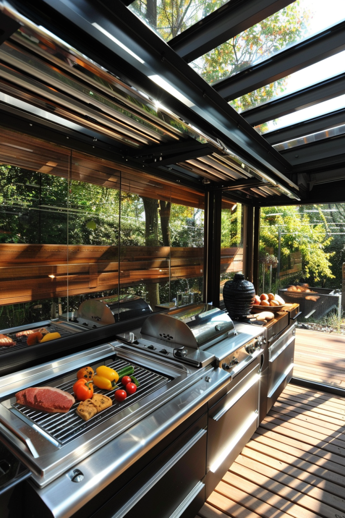 Retractable Roof Kitchen