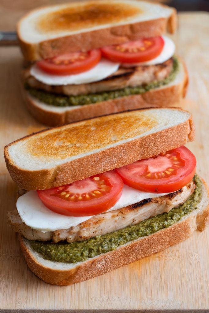 Pesto Chicken Sandwiches