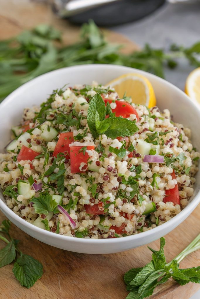 Lemony Quinoa Tabbouleh