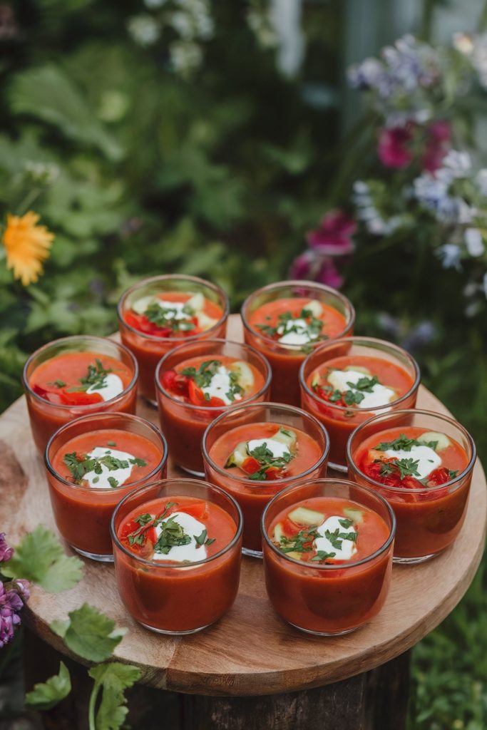 Chilled Gazpacho Cups