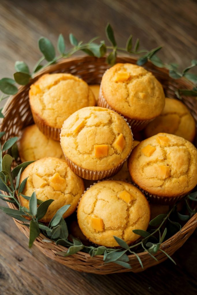 Cheddar Cornbread Muffins