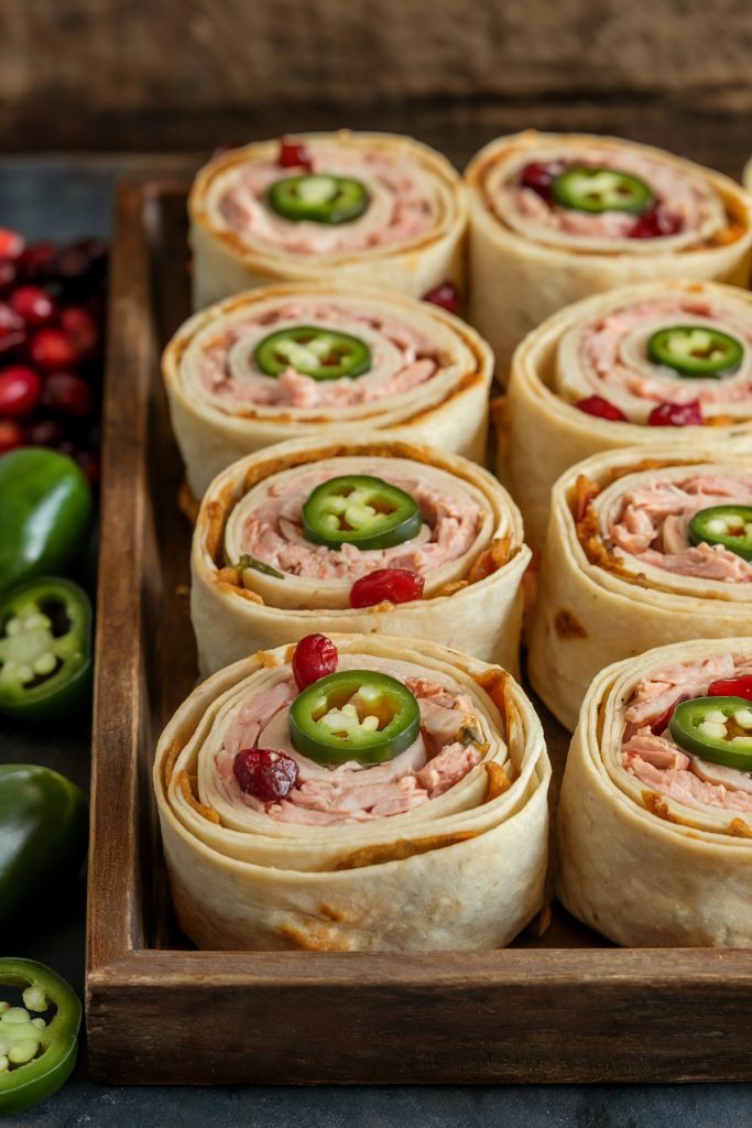 Spicy Turkey Pinwheels