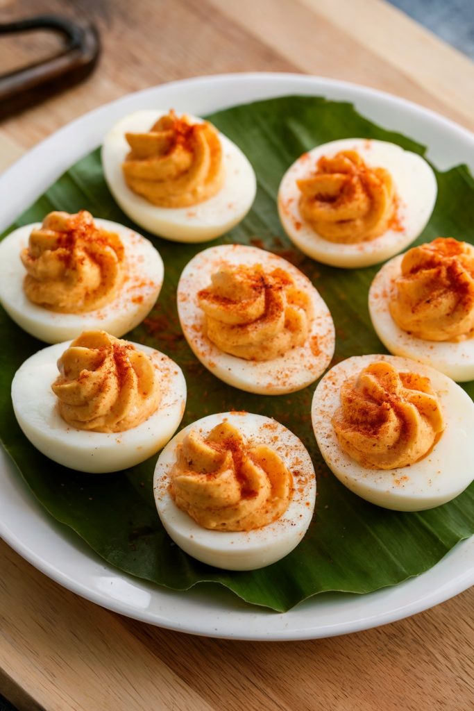 Sriracha Deviled Eggs