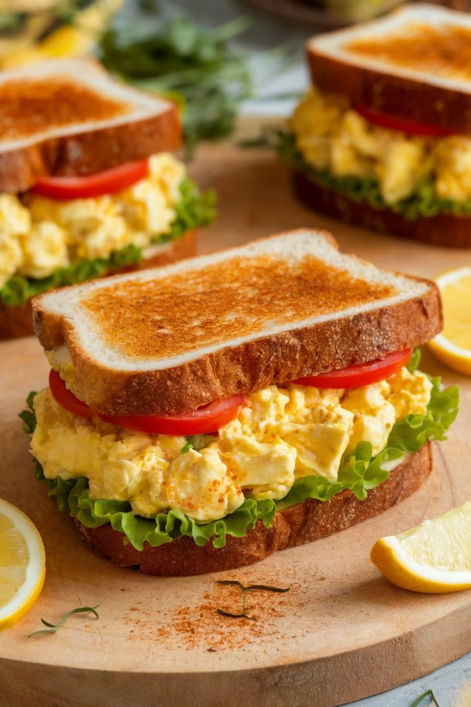 Curried Egg Salad Sandwiches
