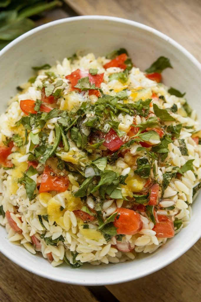  Zesty Orzo Salad