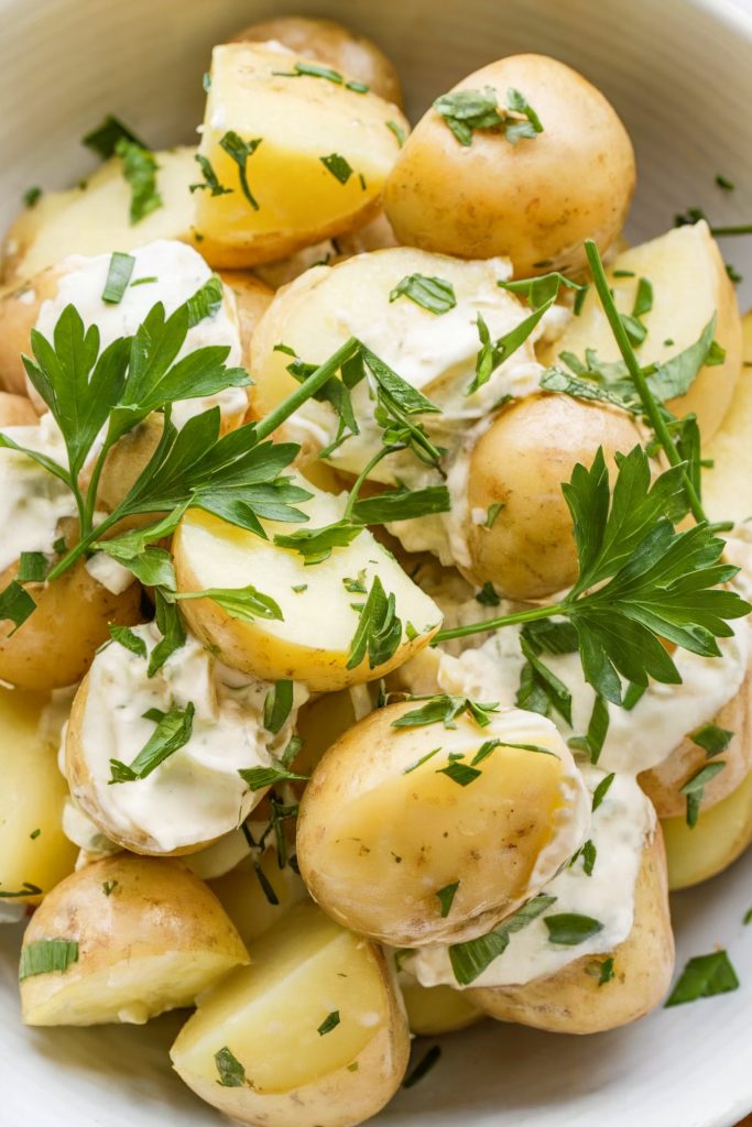 Garlic Herbed Potato Salad