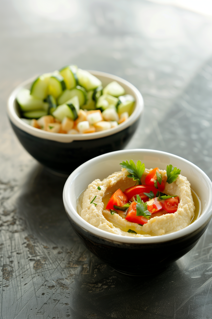 Hummus and Vegetables