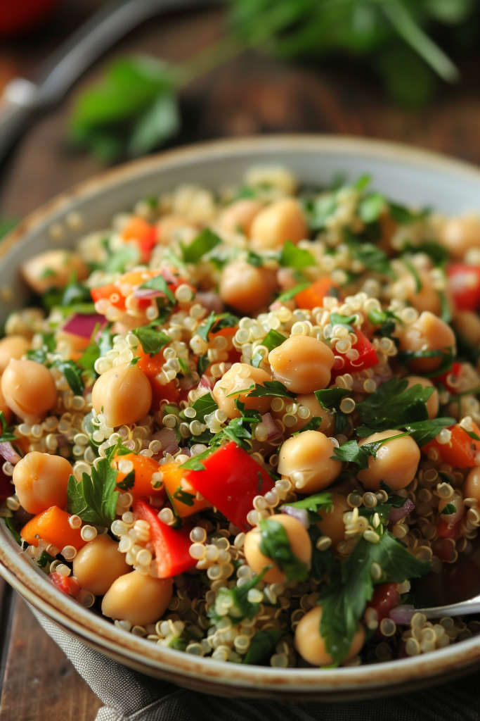 Quinoa Salad with Chickpeas