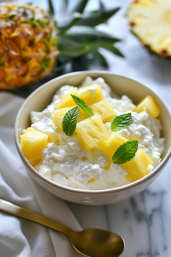 Cottage Cheese with Pineapple