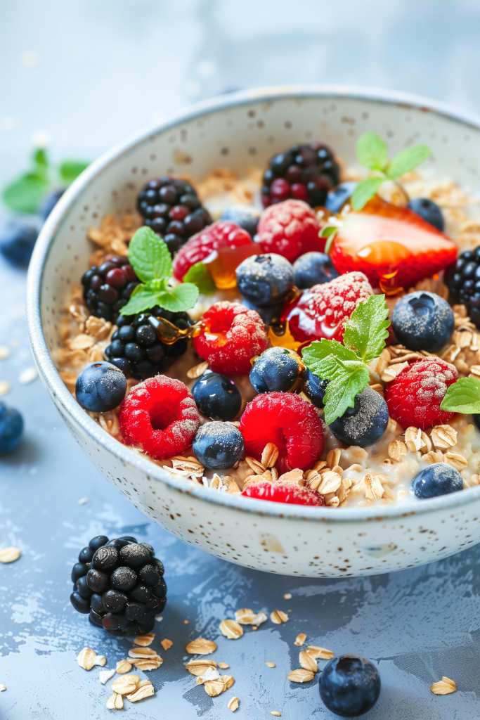 Oats with Honey and Berries
