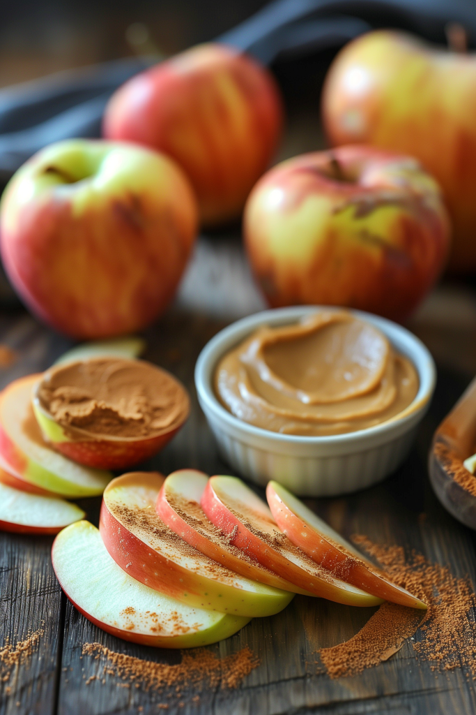 Apple Slices with Peanut Butter