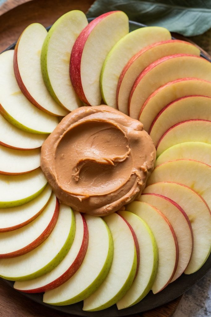 Apple Slices with Peanut Butter