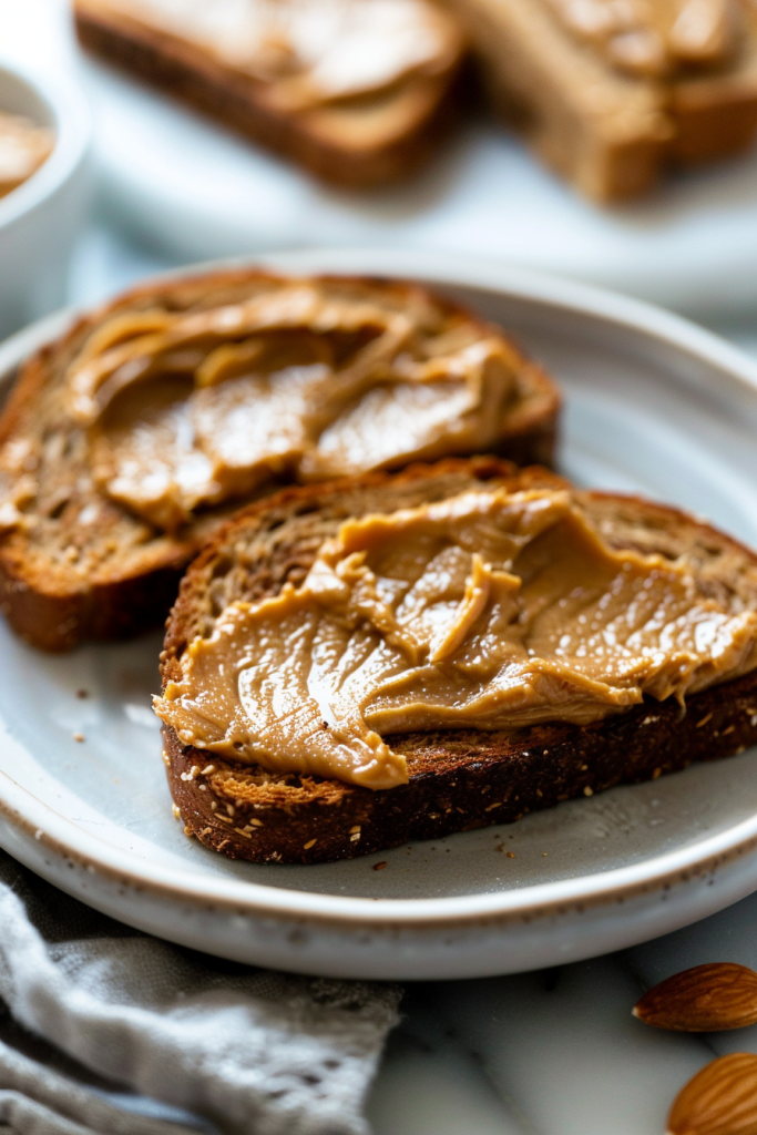 Whole Grain Toast with Almond Butter