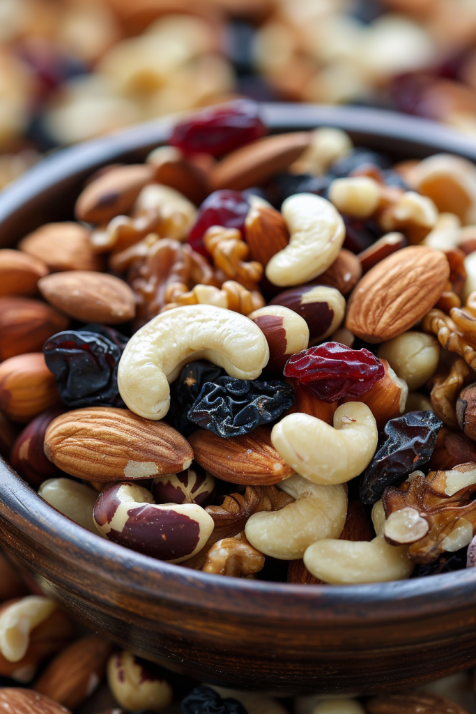 Trail Mix with Nuts and Dried Fruit