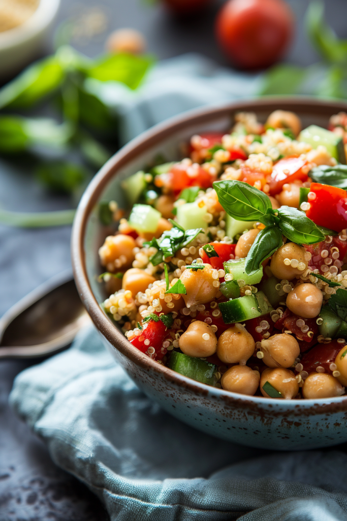 Quinoa Salad with Chickpeas