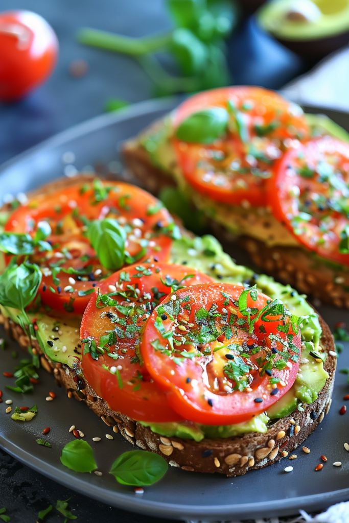 Avocado Toast with Tomato