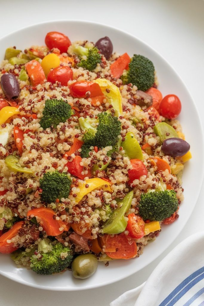 Quinoa Salad With Roasted Vegetables
