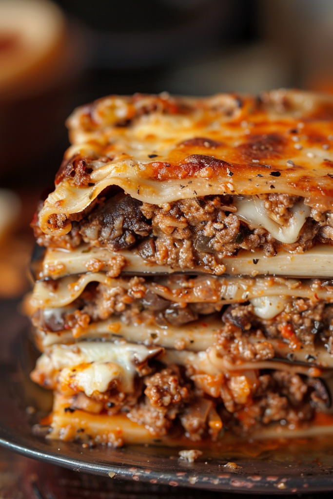 Keto Eggplant Lasagna Casserole