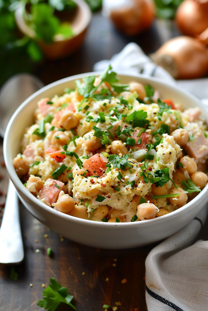 Chickpea Tuna Salad