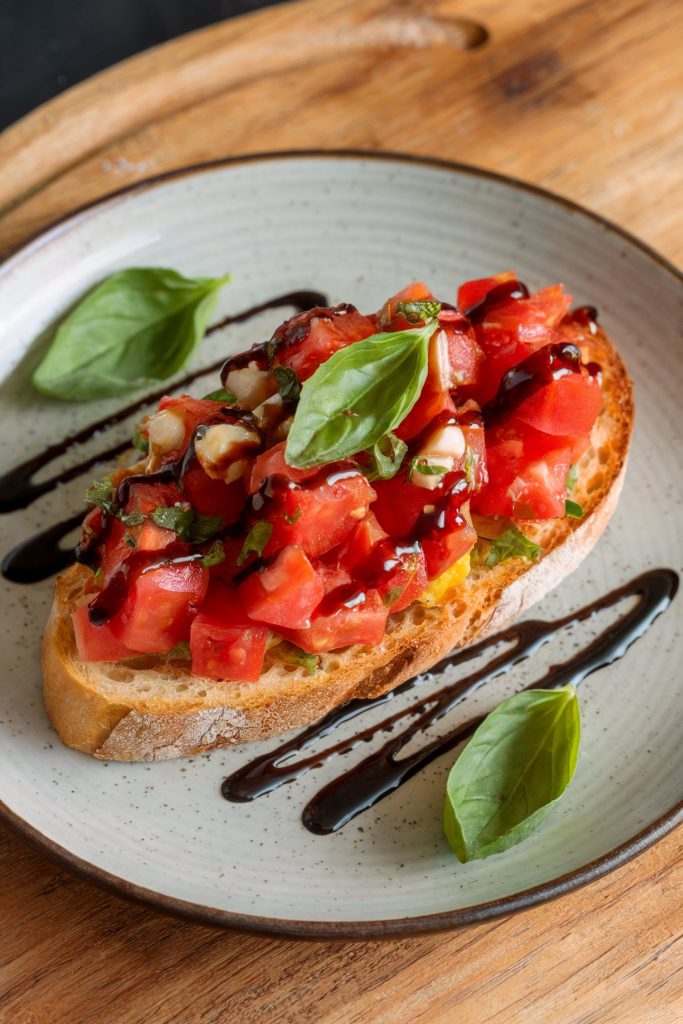 Bruschetta With Balsamic Glaze
