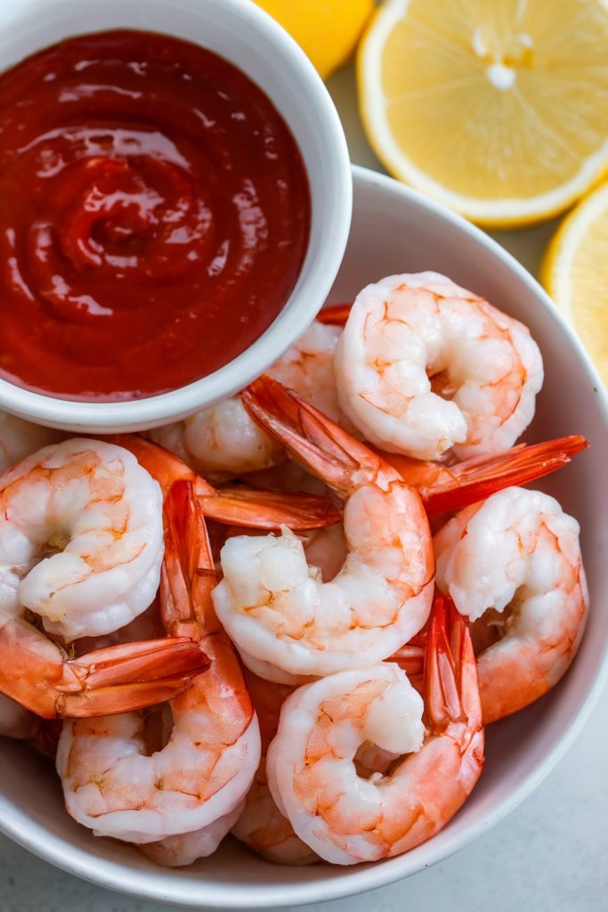 Shrimp Cocktail With Homemade Cocktail Sauce