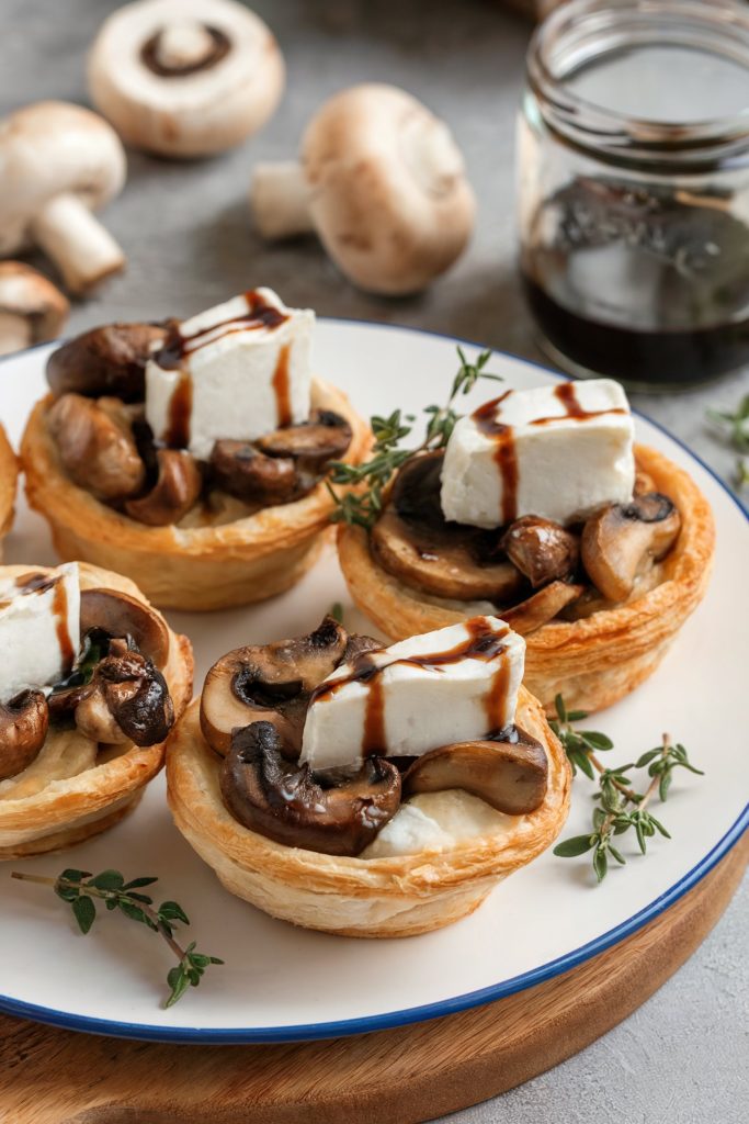 Mushroom and Brie Vol-au-Vents
