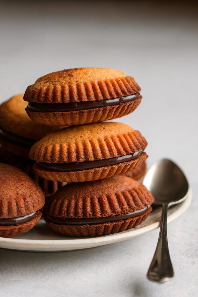 Black Forest Tea Madeleine Cookies