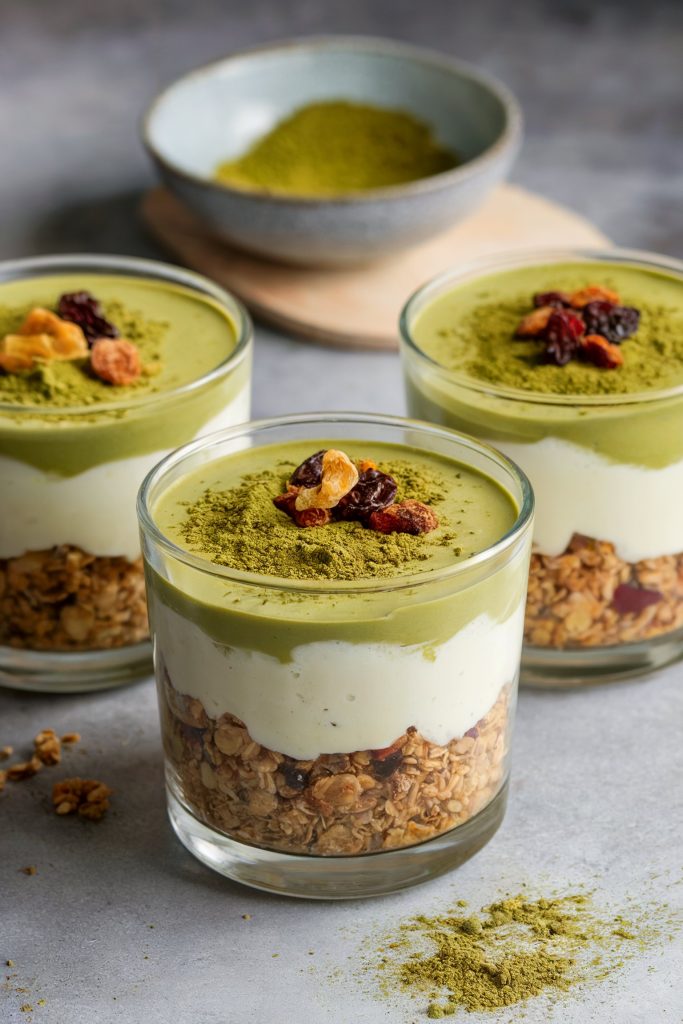 Green Tea Yogurt Parfait