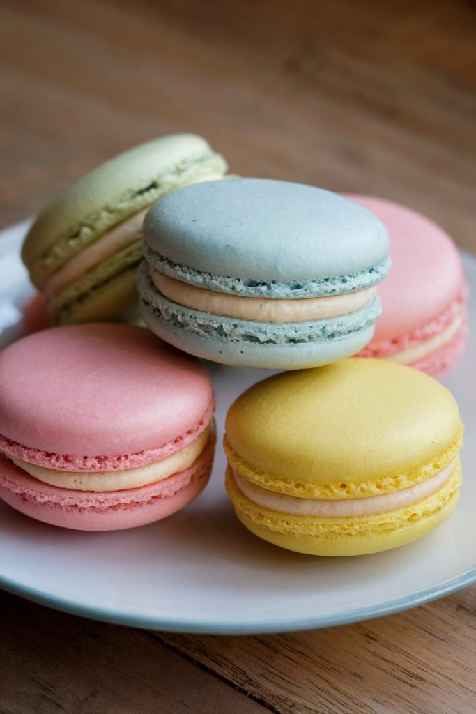 Earl Grey and Jasmine Green Tea Infused Macarons