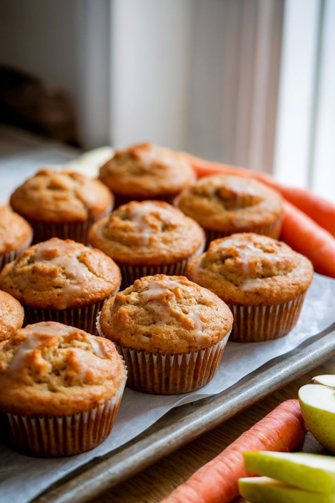 Carrot and Apple Muffins