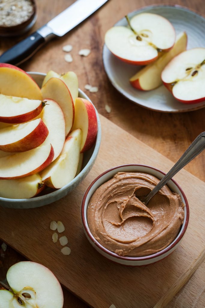 Apple Slices With Almond Butter